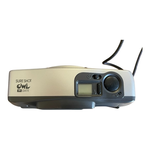 Canon Sure Shot Owl PF Date 35mm Film Camera With Auto Flash Case Instruction - Picture 6 of 9